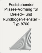 Plissees Sonderformen